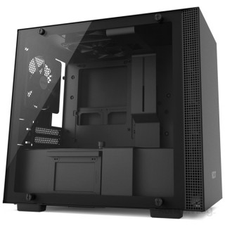 NZXT H200 Fekete (Táp nélküli) ablakos mini-ITX ház PC