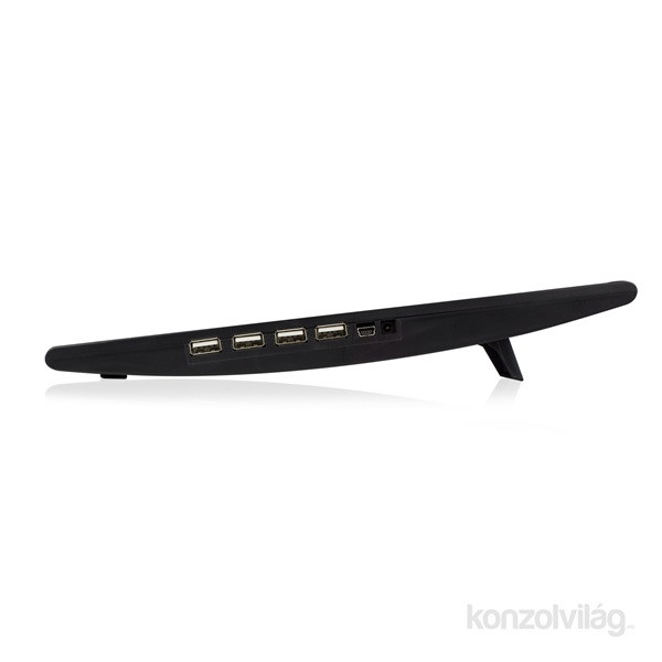 Ewent EW1253 notebook hűtőpad 2 ventillátorral + 4xUSB port PC
