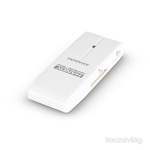 Axagon CRE-D4 USB 2.0 SD/microSD/MS/M2 fehér kártyaolvasó PC