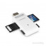Axagon CRE-D4 USB 2.0 SD/microSD/MS/M2 fehér kártyaolvasó thumbnail