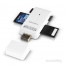 Axagon CRE-D4 USB 2.0 SD/microSD/MS/M2 fehér kártyaolvasó thumbnail
