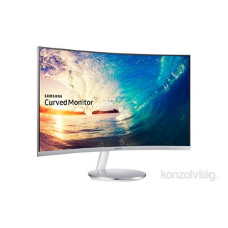 Samsung 27" C27F591FDU LED HDMI Display port ívelt kijelzős fehér monitor PC
