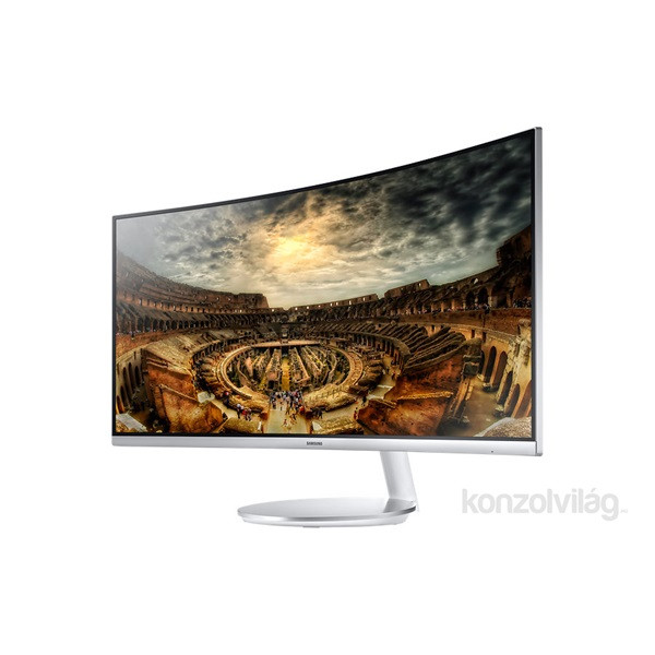 Samsung 34" C34F791WQU LED 2HDMI Display port ívelt kijelzős fehér monitor PC