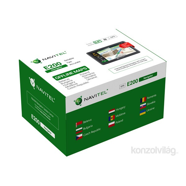 Navitel E200 5" GPS autós navigáció PC
