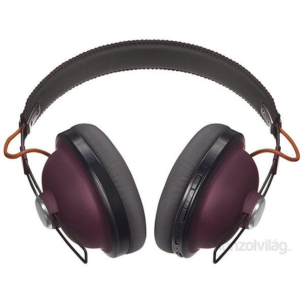 Panasonic RP-HTX80BE-R bordó Bluetooth design fejhallgató headset PC