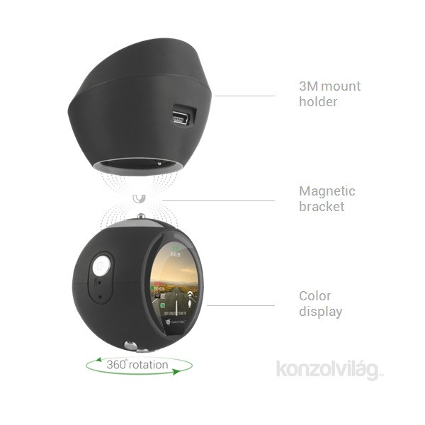 DIGICAM Navitel R1000 FullHD Car Camera Fényképezőgépek, kamerák