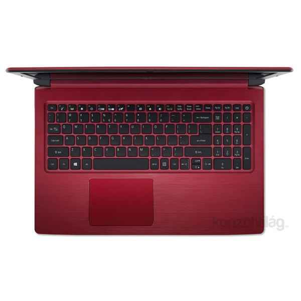 Acer Aspire A315-33-C2J5 15,6"/Intel Celeron N3060/4GB/128GB/Int. VGA/Win10/piros laptop PC