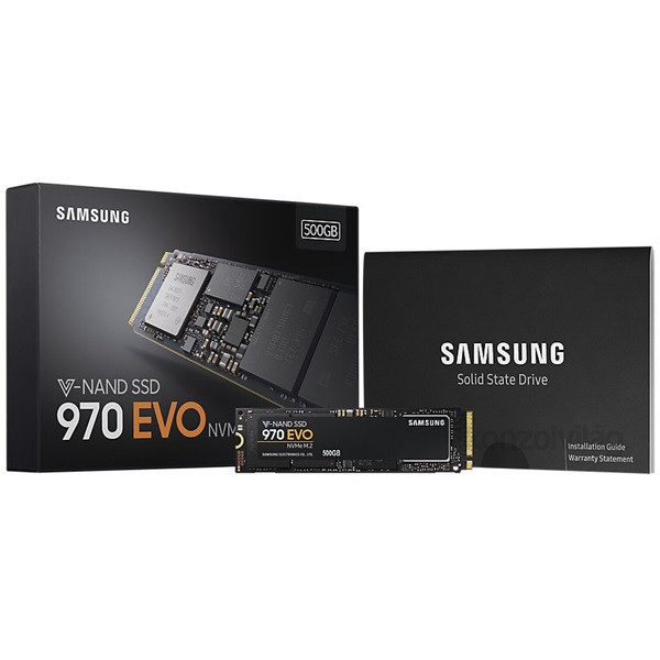 Samsung 500GB NVMe M.2 2280 970 EVO (MZ-V7E500BW) SSD PC