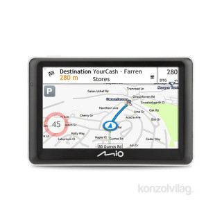 Mio Spirit 7700 Full Europe LM 5" GPS autós navigáció PC