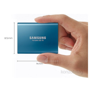 Samsung 250GB USB 3.1 (MU-PA250B/EU) kék T5 külső SSD PC