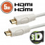 Delight 5m 3D (1.4v) fehér HDMI - HDMI kábel thumbnail