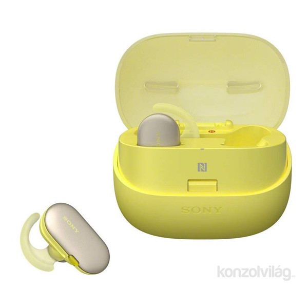 Sony WF-SP900 4GB vízálló Bluetooth True Wireless sárga fülhallgató headset Mobil