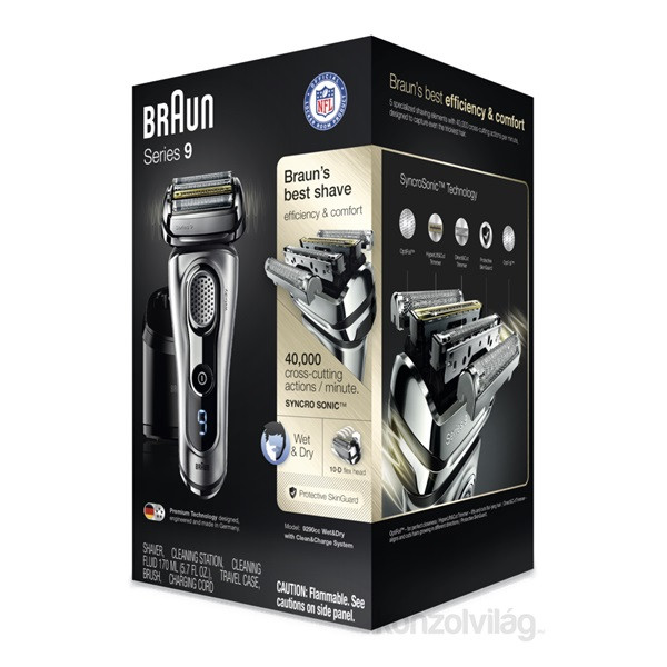 Braun 9-9290cc WD férfi borotva Otthon