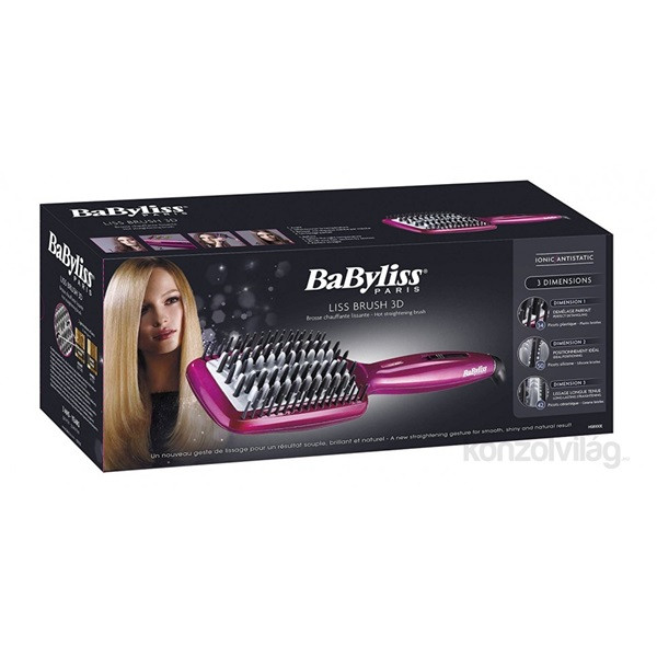 Babyliss HSB100E elektromos hajsimító kefe Otthon