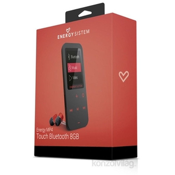 Energy Sistem EN 426454 Touch Bluetooth-os 8GB fekete/korall MP4 lejátszó PC
