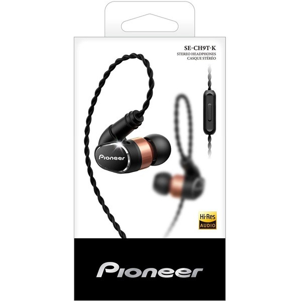 Pioneer SE-CH9T-K Hi-Res fekete mikrofonos fülhallgató PC