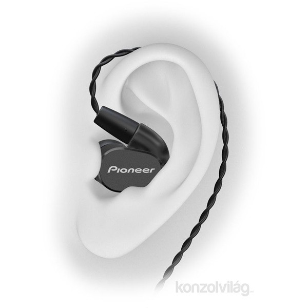 Pioneer SE-CH5T-K Hi-Res fekete mikrofonos fülhallgató Mobil