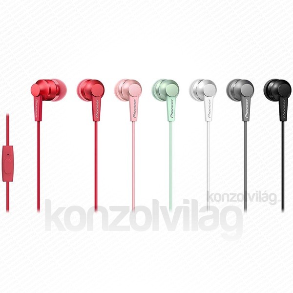 Pioneer SE-C3T-P rózsaszín mikrofonos fülhallgató PC