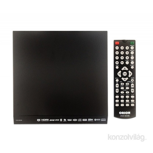 Orion DVD-6006 fekete DVD lejátszó TV