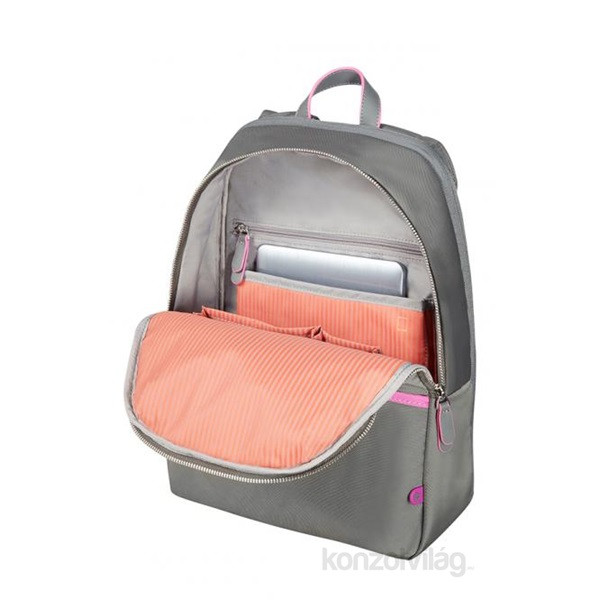 Samsonite NEFTI 14.1" kőszürke/fuksziaI notebook hátizsák PC