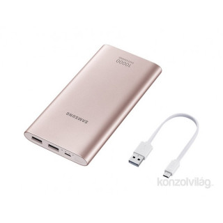 Samsung OSAM-EB-P1100BPEG 10.000mAh rózsaarany power bank Micro USB kábellel Mobil
