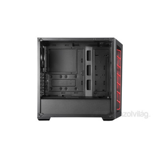 Cooler Master MasterBox MB520 fekete-piros mATX ház PC