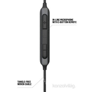 Marley EM-FE033-HM Nesta metál/fekete mikrofonos fülhallgató Mobil