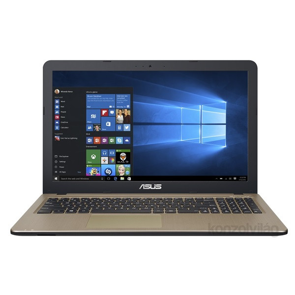 ASUS X540LA-XX1418C 15,6"/Intel Core i3-5005U/4GB/128GB/Int. VGA/fekete laptop PC