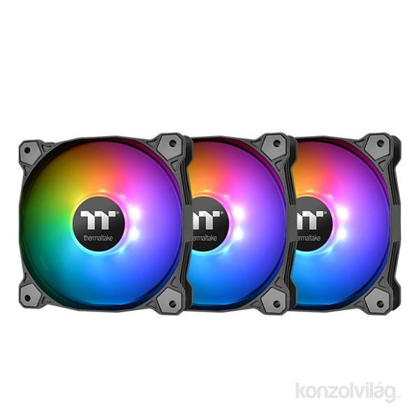 Thermaltake Pure Plus 12 LED RGB Premium Edition - 12cm (3db) PC