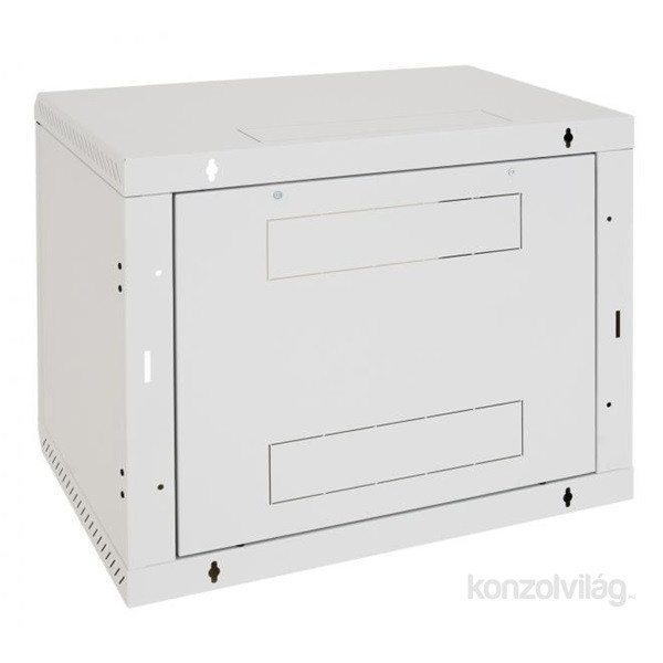 Triton 19" 6U 595mm mély egyrészes fali rack szekrény PC