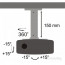 MOUNT-WALL Sbox PM-18 dönthető, forgatható mennyezeti projektortartó thumbnail