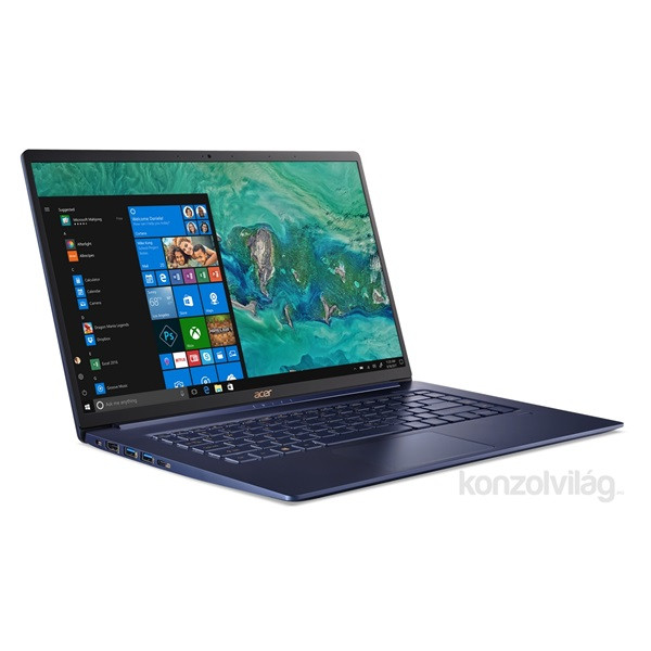 Acer Swift 5 SF515-51T-52P4 15,6" FHD IPS/Intel Core i5-8265U/8GB/256GB/Int. VGA/Win10/kék laptop PC