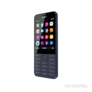 Nokia 230 DS 2,8" Dual SIM kék mobiltelefon Mobil