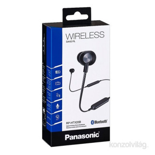 Panasonic RP-HTX20BE-K fekete Bluetooth Ergofit fülhallgató headset Mobil