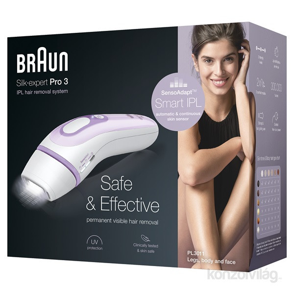 Braun SILK-EXPERT IPL PL3012 villanófényes szőrtelenítő Otthon