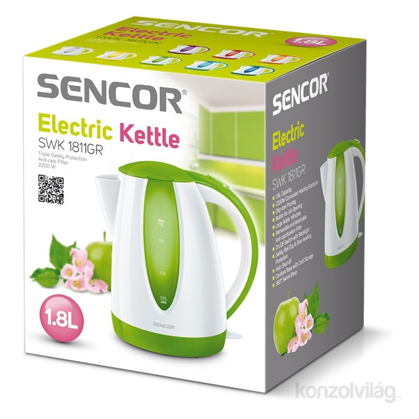 SENCOR SWK 1811GR 1,8L vízforraló Otthon