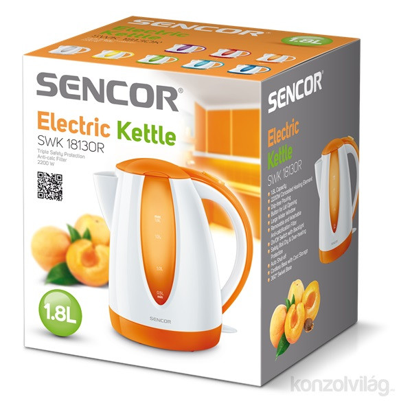 SENCOR SWK 1813OR 1,8L vízforraló Otthon