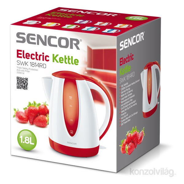 SENCOR SWK 1814RD 1,8L vízforraló Otthon