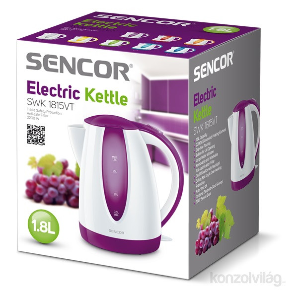 SENCOR SWK 1815VT 1,8L vízforraló Otthon