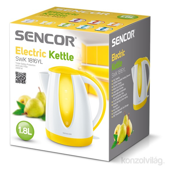 SENCOR SWK 1816YL 1,8L vízforraló Otthon