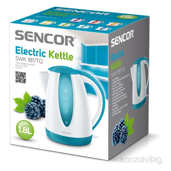 SENCOR SWK 1817TQ 1,8L vízforraló Otthon