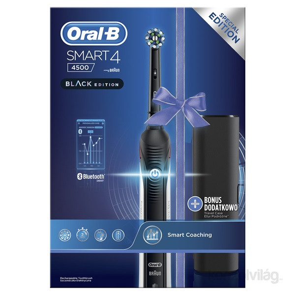 Oral-B SMART 4 4500 CrossAction elektromos fogkefe fejjel Otthon