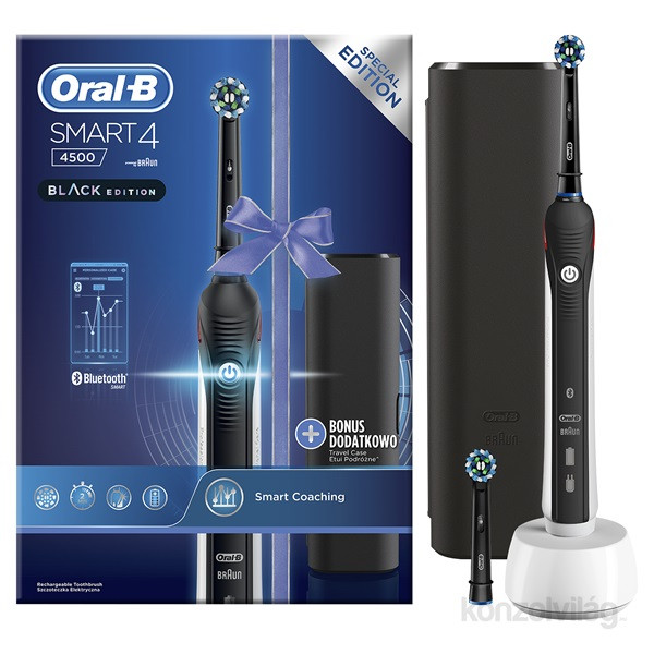 Oral-B SMART 4 4500 CrossAction elektromos fogkefe fejjel Otthon