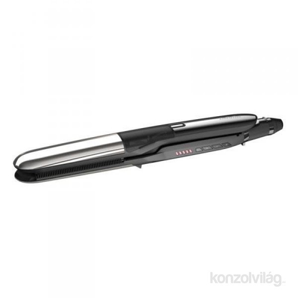 babyliss micro-gőzölős hajvasaló és göndörítő (steam pure - ezüst) bast495e