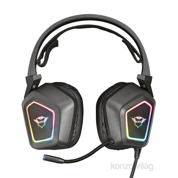 Trust GXT 450 Blizz RGB 7.1 Surround gamer USB headset PC