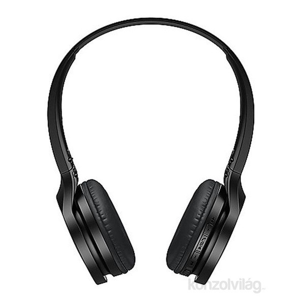 Panasonic RP-HF410BE-K fekete Bluetooth fejhallgató headset PC