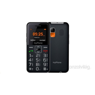 myPhone Halo EASY 1,7" fekete mobiltelefon Mobil