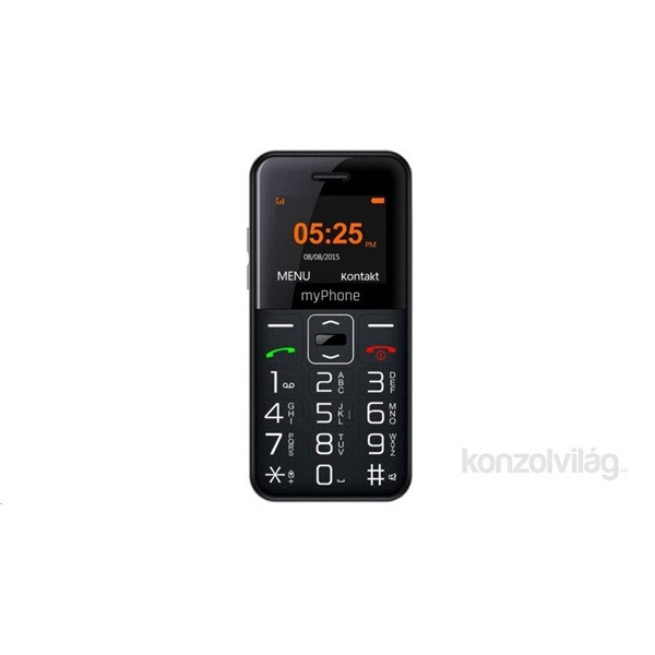 myPhone Halo EASY 1,7" fekete mobiltelefon Mobil