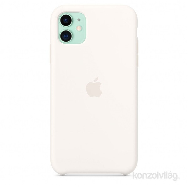 Apple iPhone 11 fehér szilikon tok Mobil