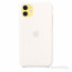 Apple iPhone 11 fehér szilikon tok thumbnail